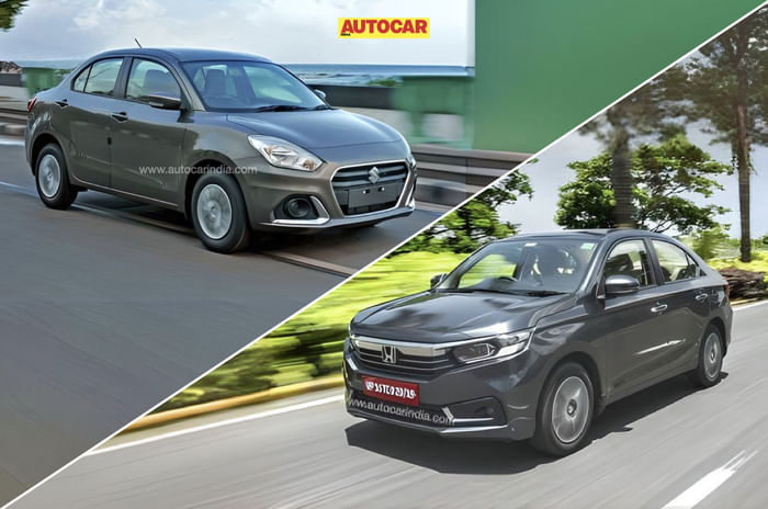 Honda Amaze vs Maruti Dzire